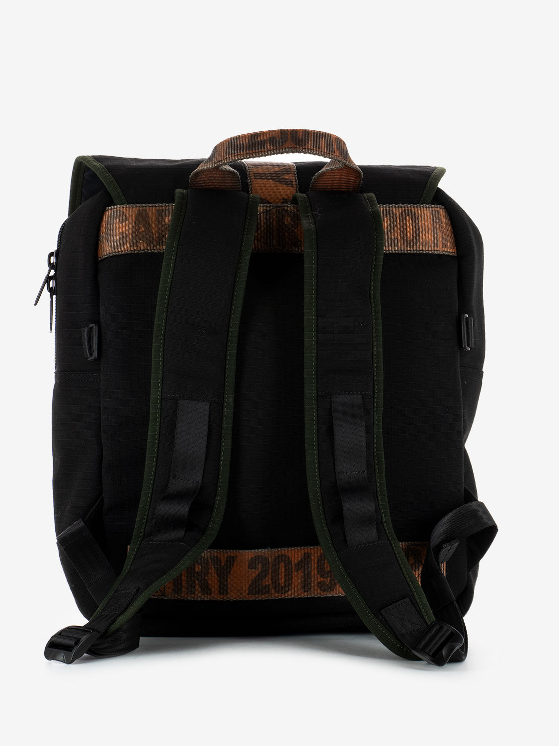 Back to school canvas cargo army backpack