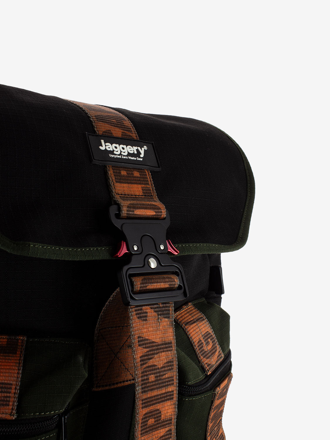 Back to school canvas cargo army backpack