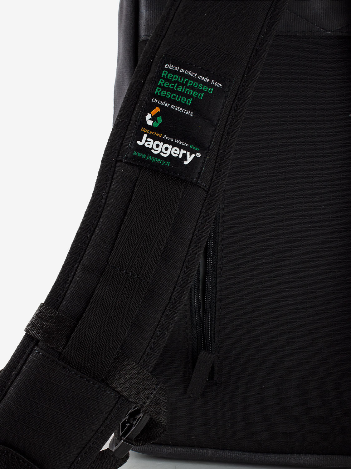 Seat belts backpack grey / black