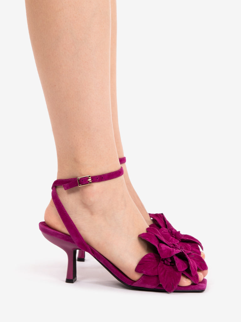 JEFFREY CAMPBELL - Sandalo Honolulu suede viola