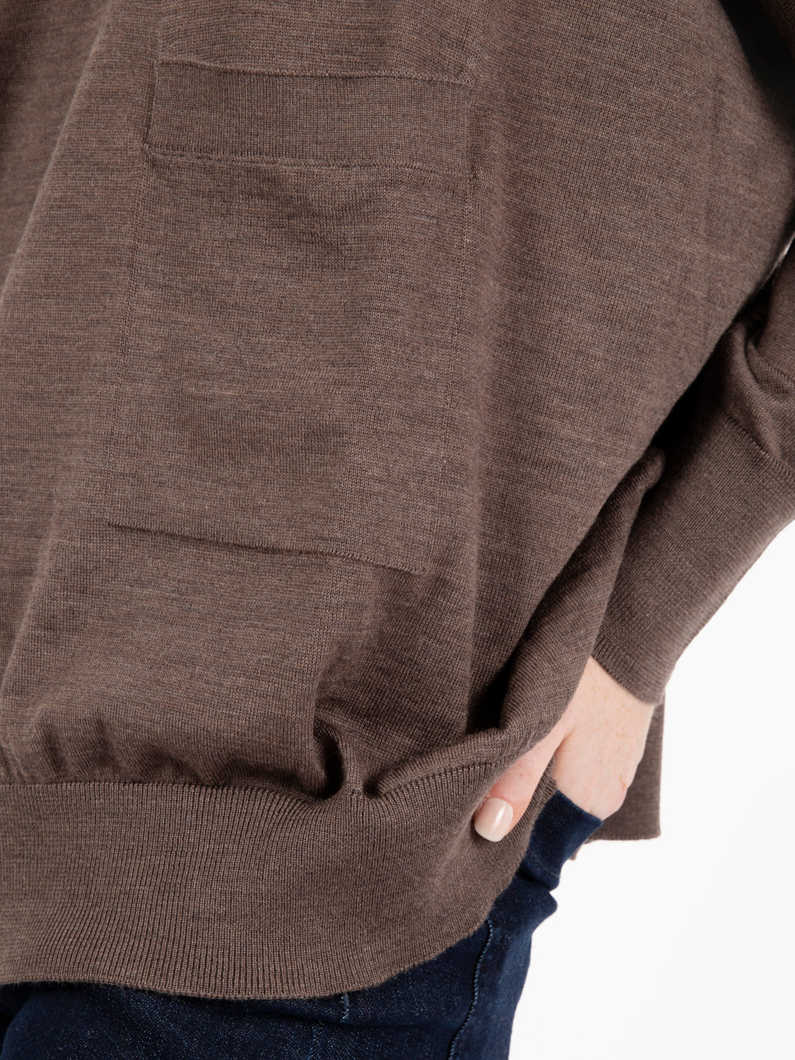 Maglia morbida in lana castoro