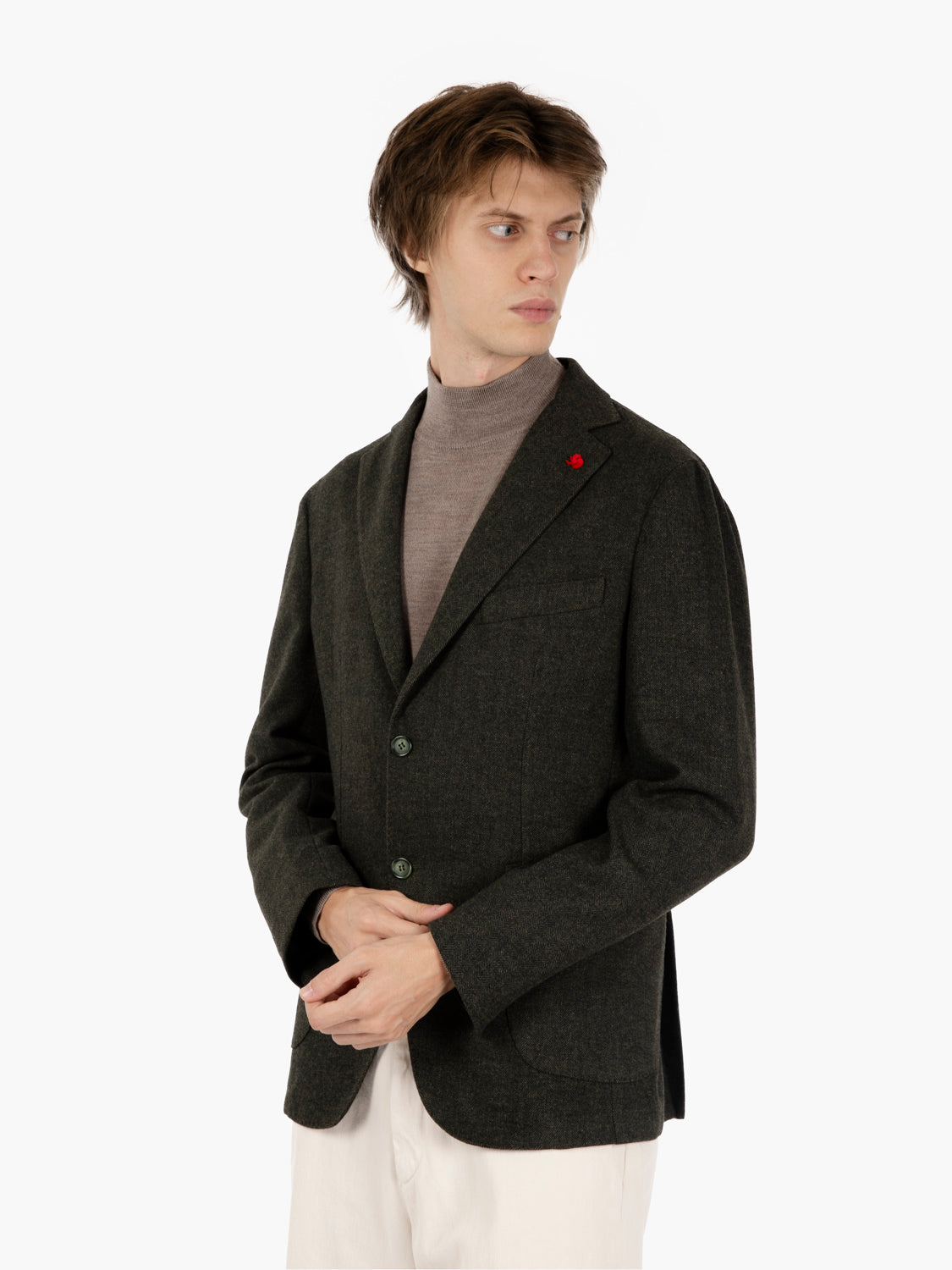 Blazer monopetto verde