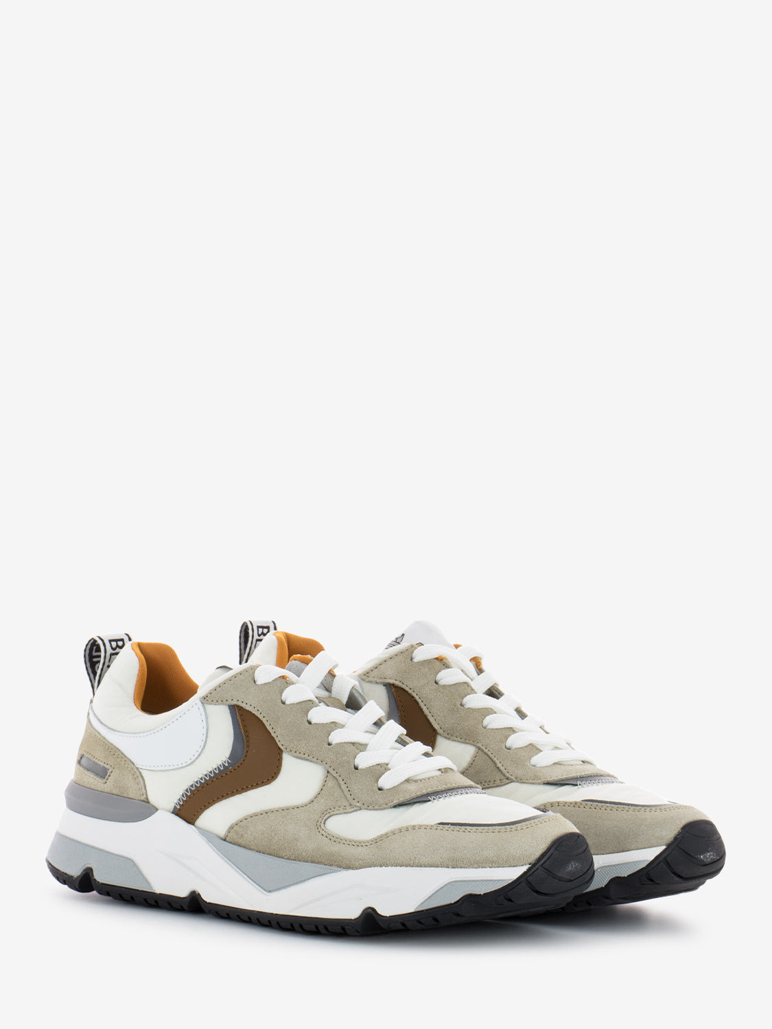 Jhimmy suede e nylon sand / white