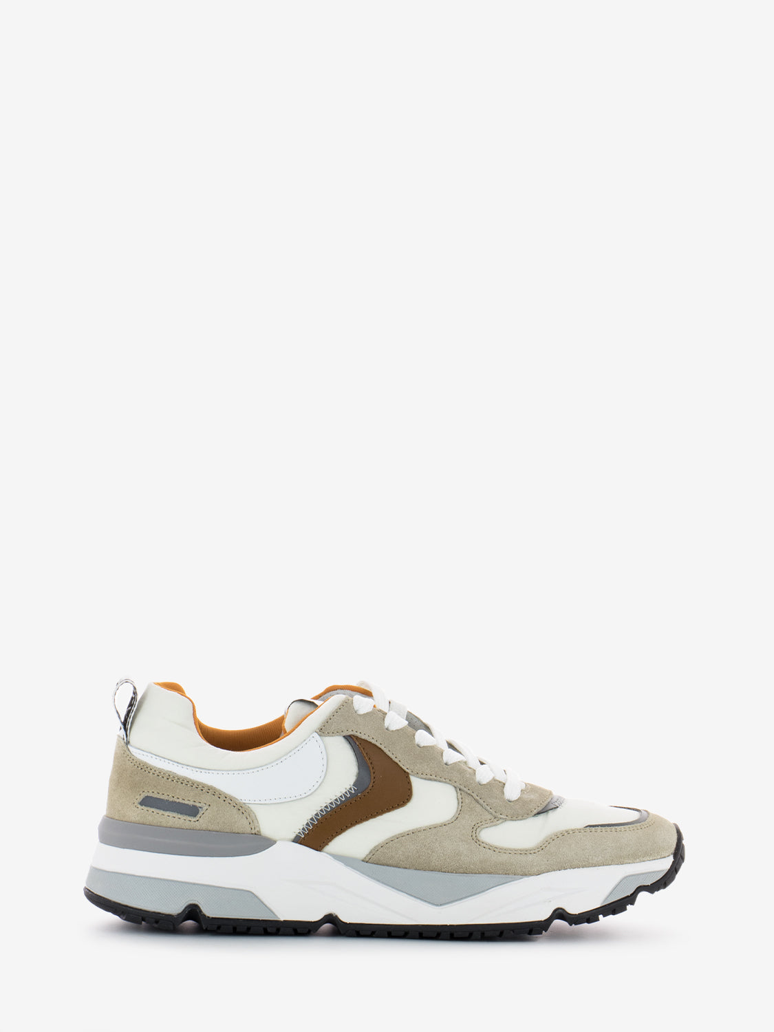Jhimmy suede e nylon sand / white