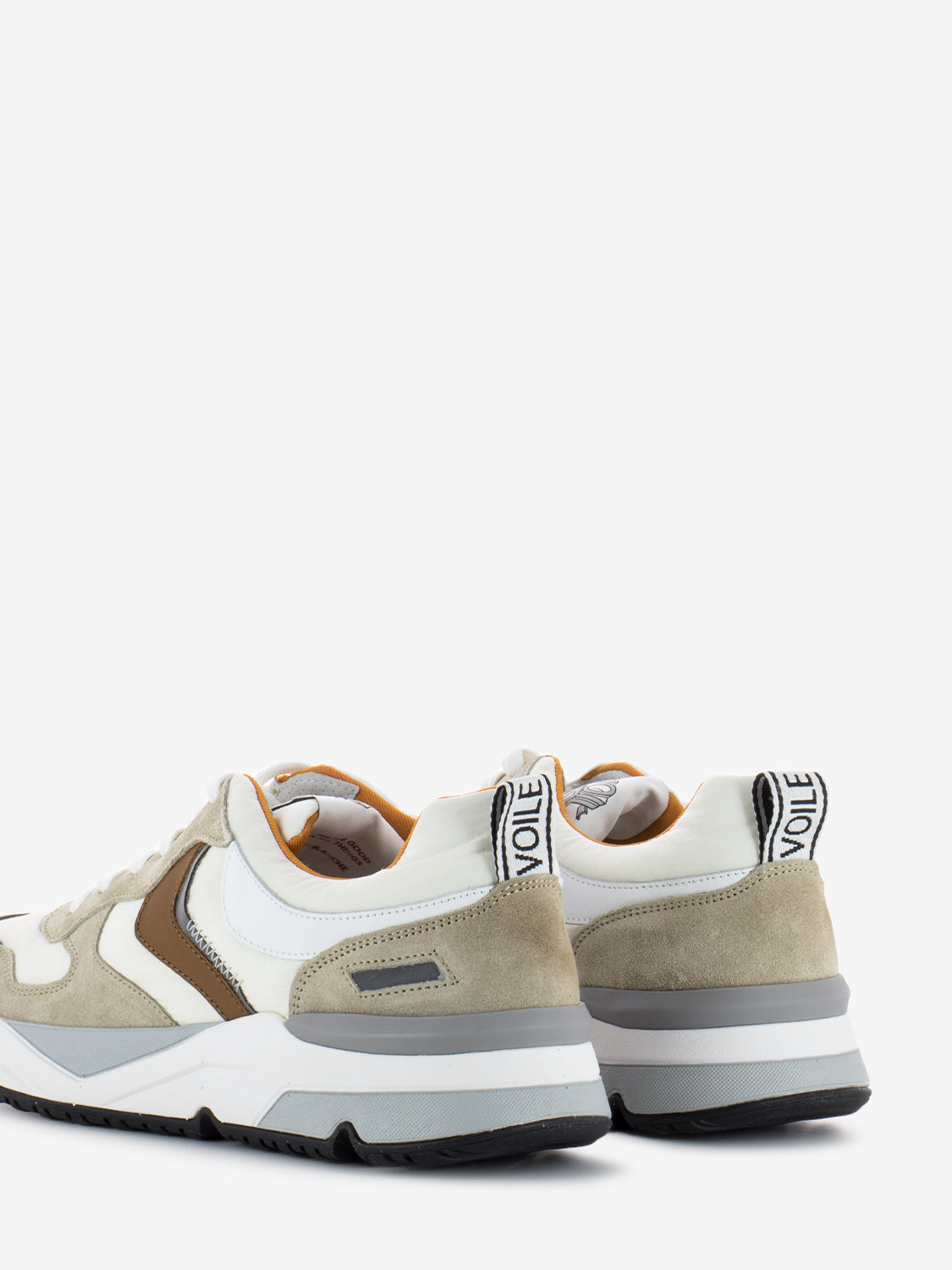 Jhimmy suede e nylon sand / white