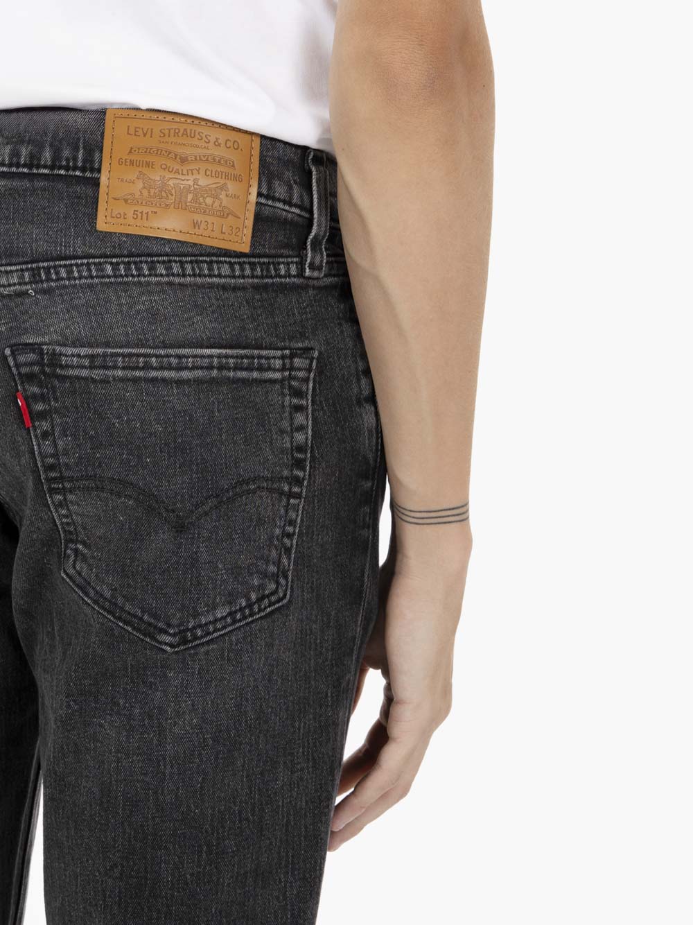 Jeans 511 slim L32 Overnighter - Nero