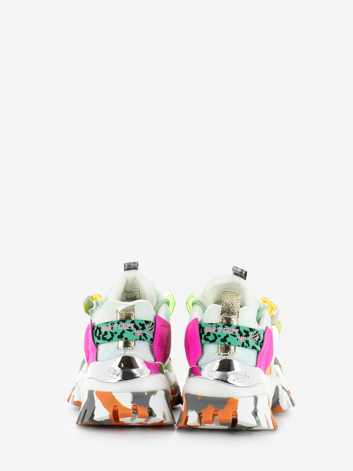 Sneakers in gomma e cavallino multicolor