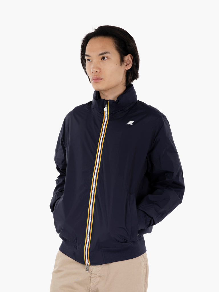 K-WAY - Giacca Amaury stretch nylon blue depth