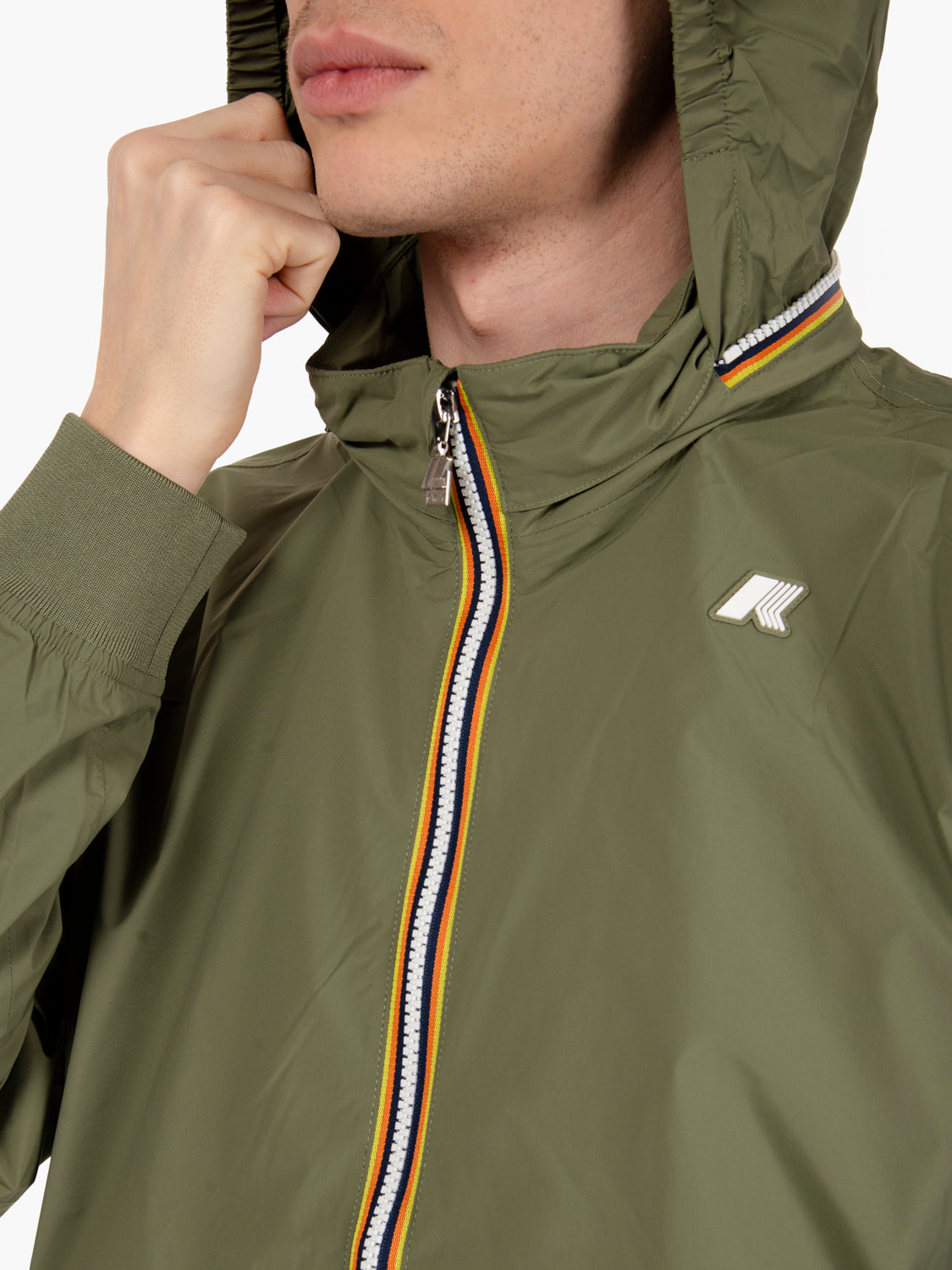 Giacca Amaury stretch nylon green lichen