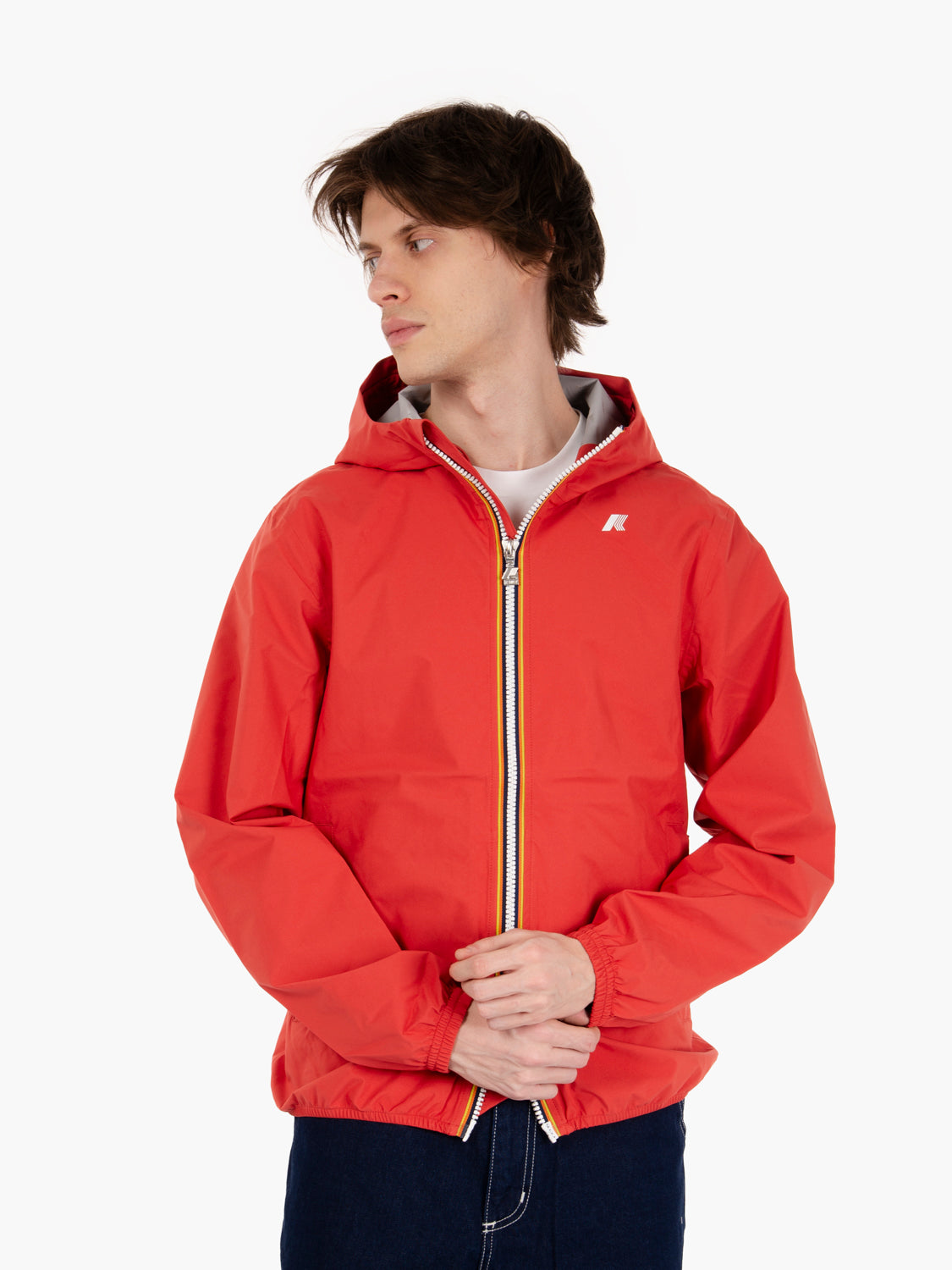 Giacca Jack stretch dot red jasper