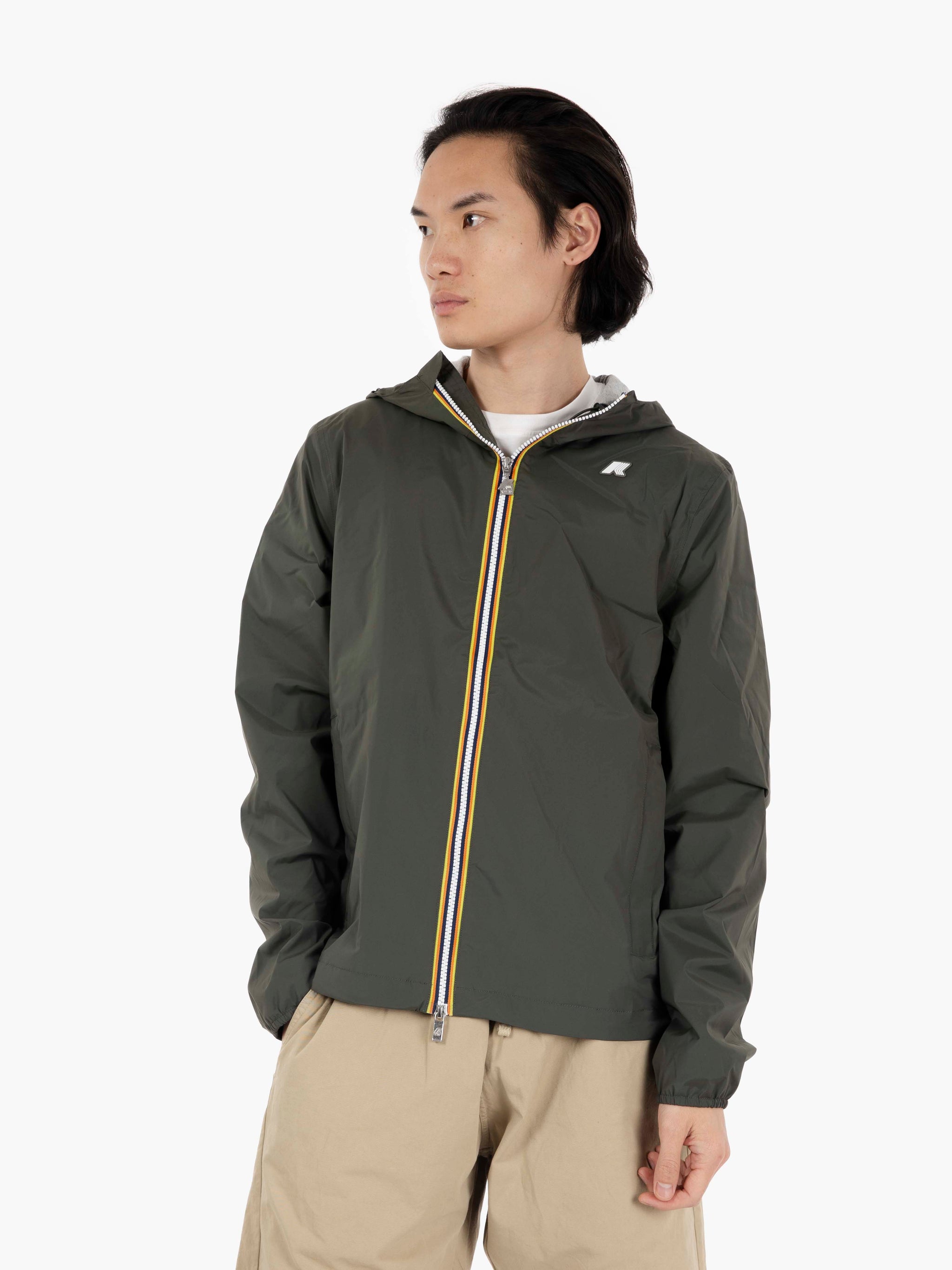 Giacca Jack stretch nylon jersey green blackish