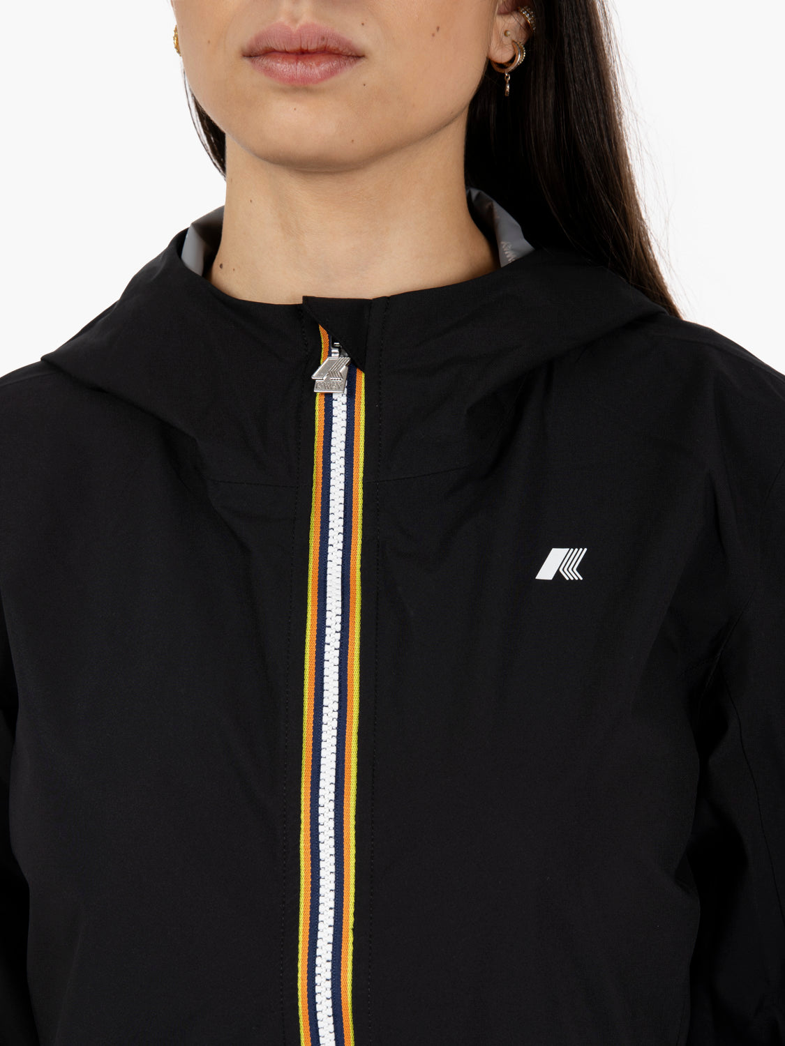 Giacca Lily Eco stretch dot black pure