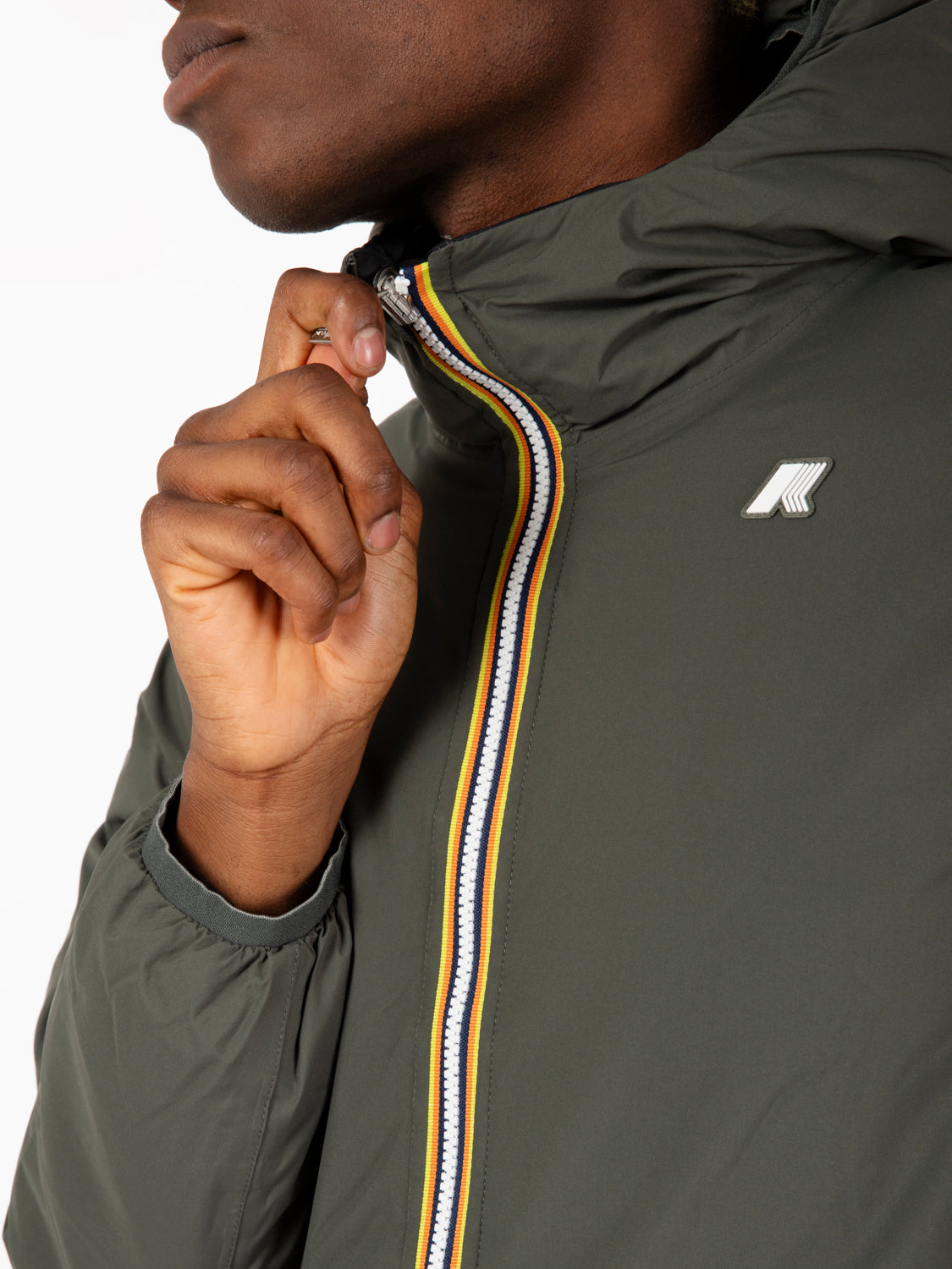 Green/Black Double Face Thermo Jacket