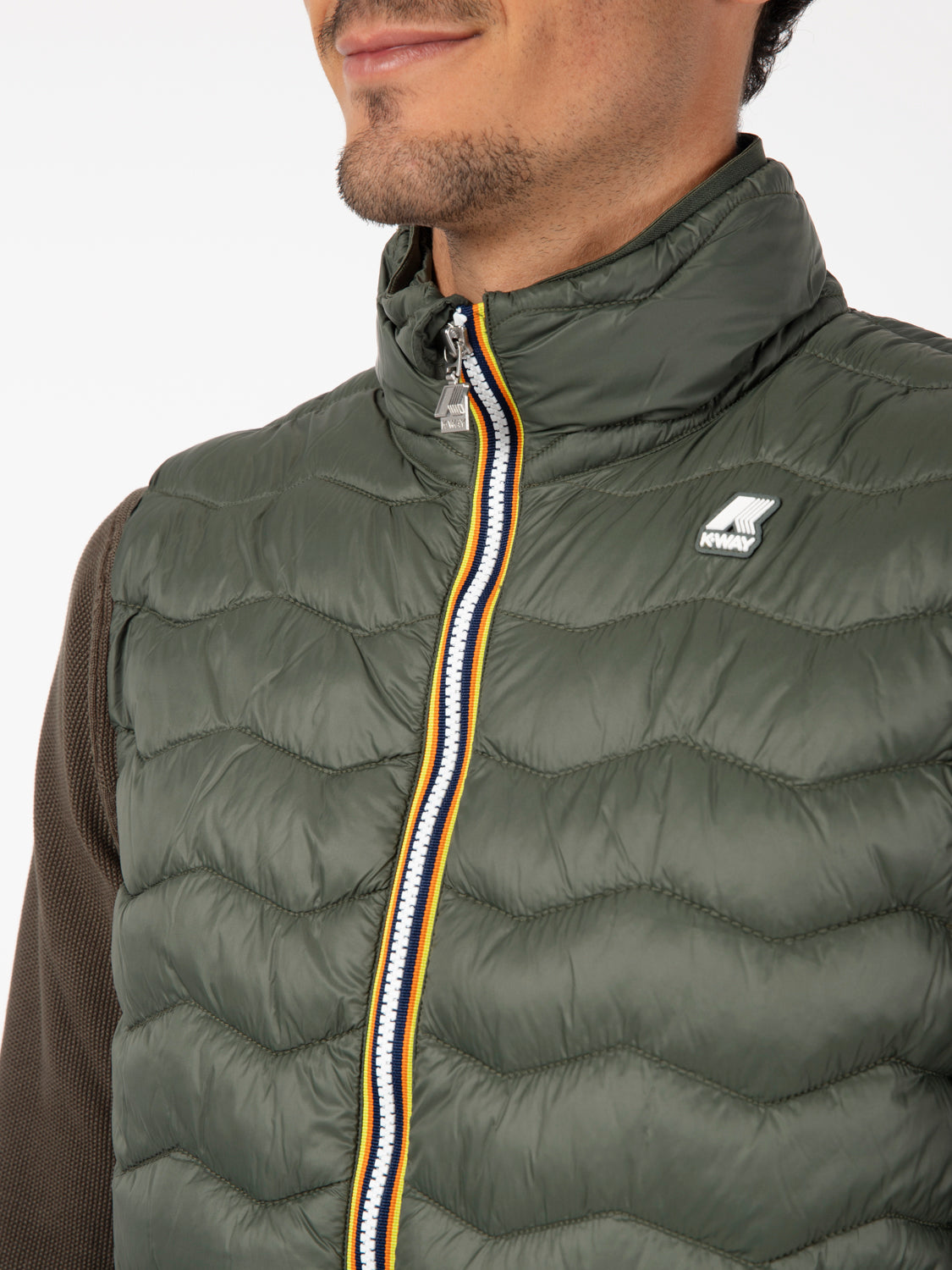 Gilet Valen Eco Warm green blackish