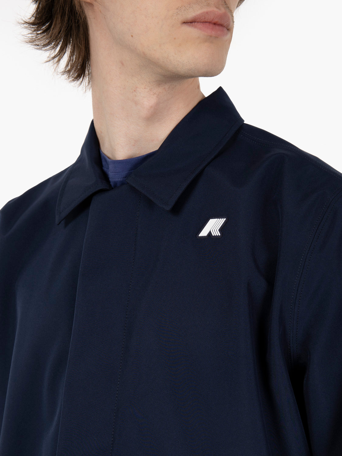 Impermeabile Benny bonded jersey blue depth
