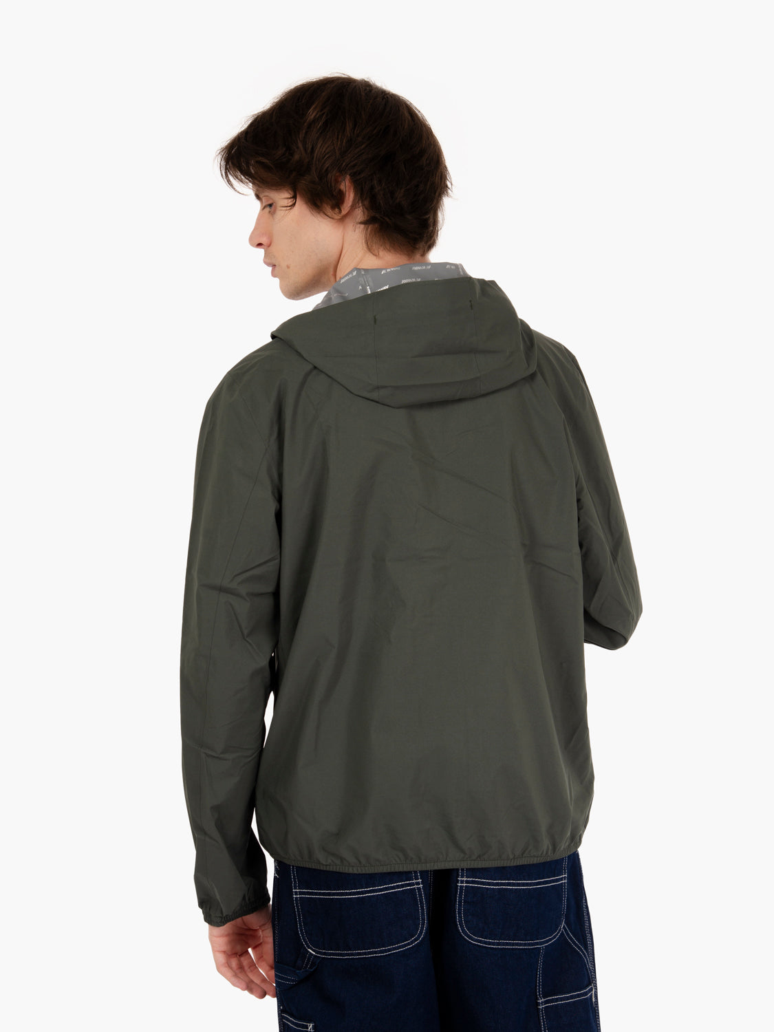 Jacket stretch dot green blackish