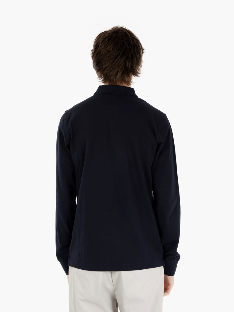 K-WAY - Polo Monju pique blue depth