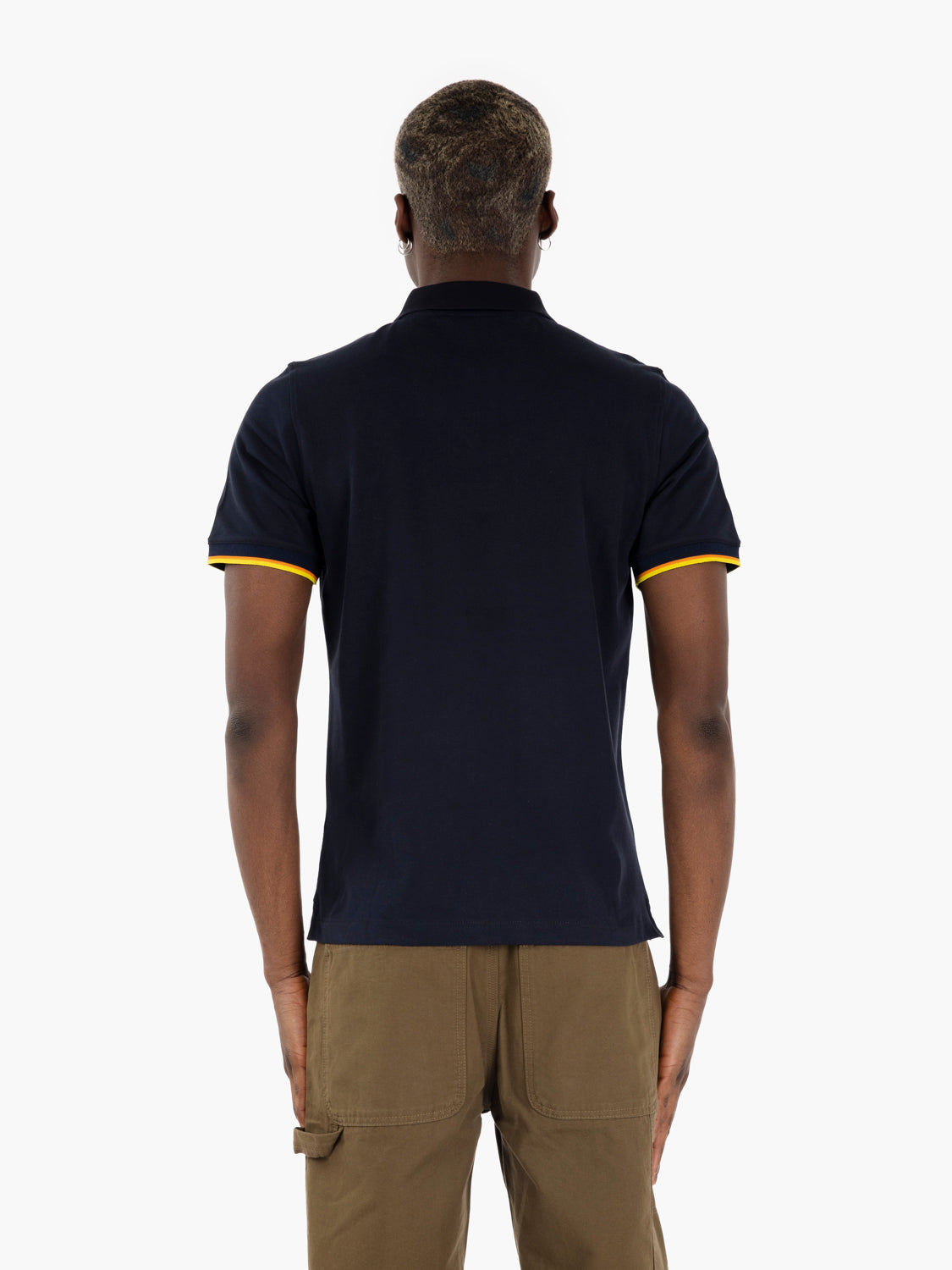 Polo Vincent pique blue depth