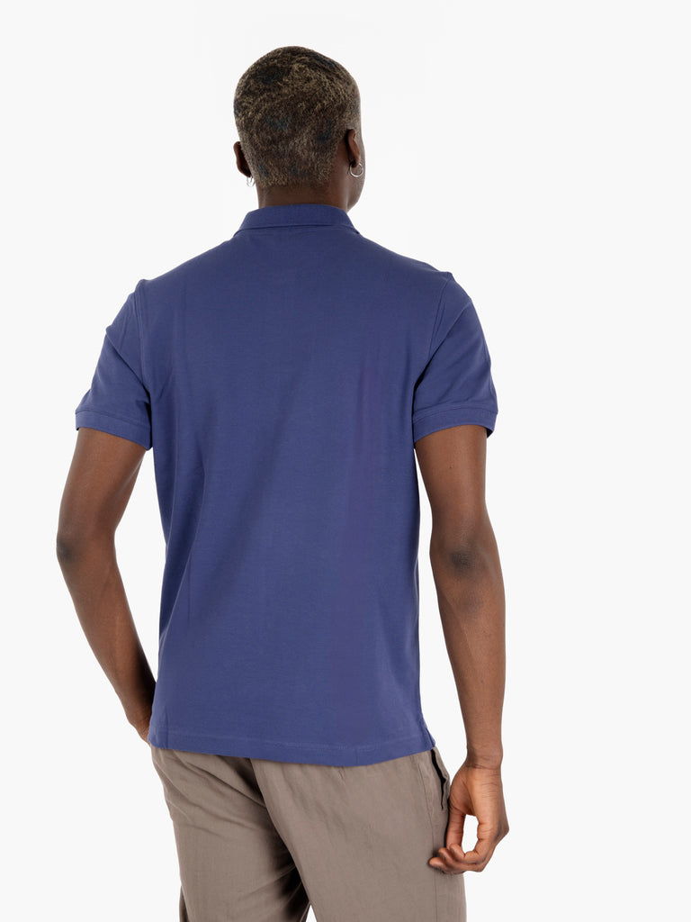 K-WAY - Polo vincent pique deep cobalt