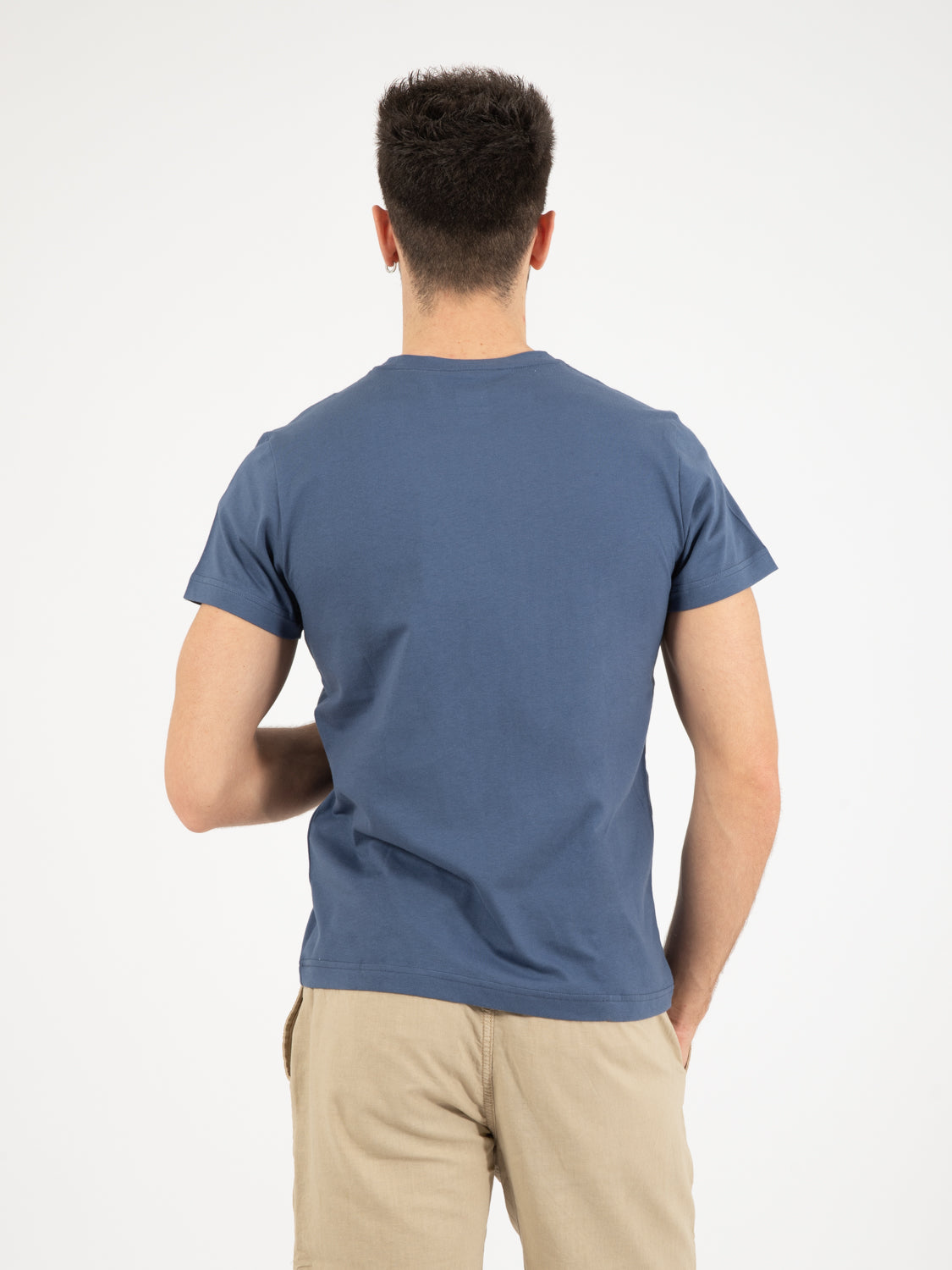 Le vrai Edouard blue indigo t-shirt