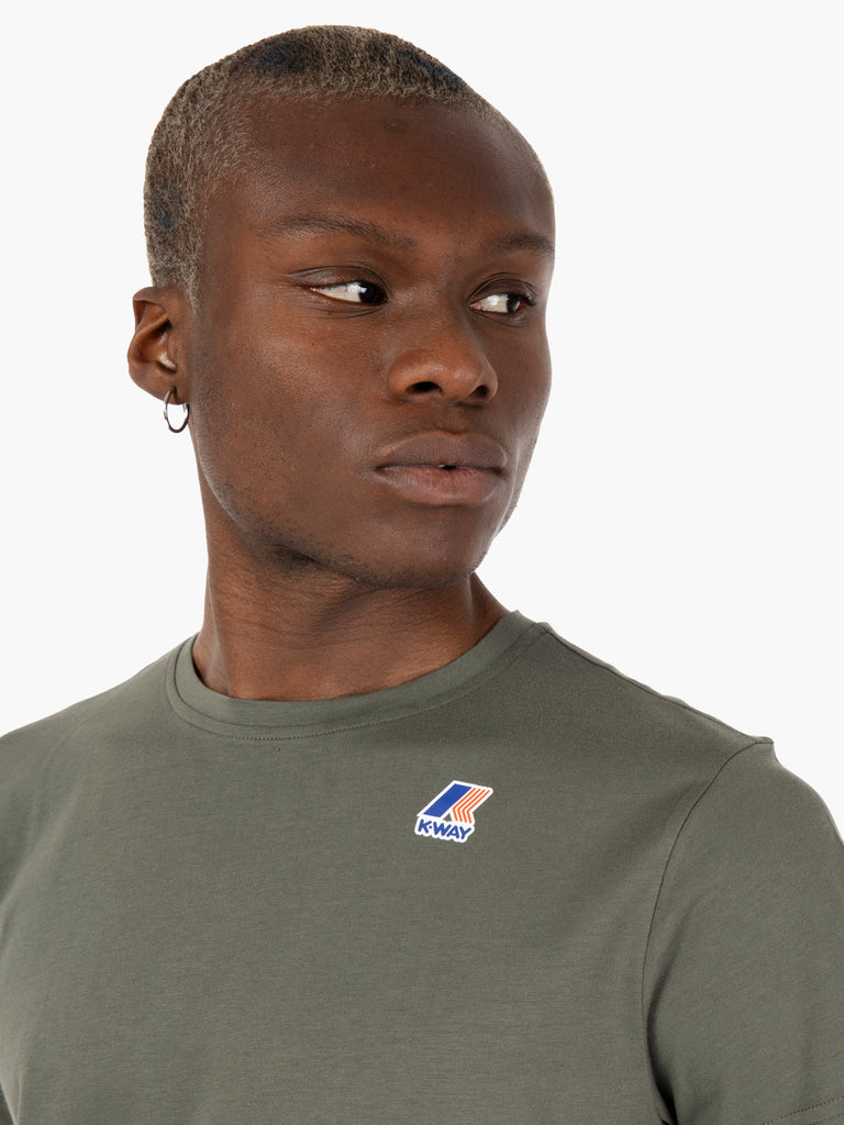 K-WAY - T-shirt Le vrai Edouard green blackish
