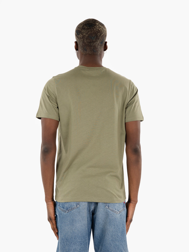 K-WAY - T-shirt Sigur jersey con tasca logata bianco