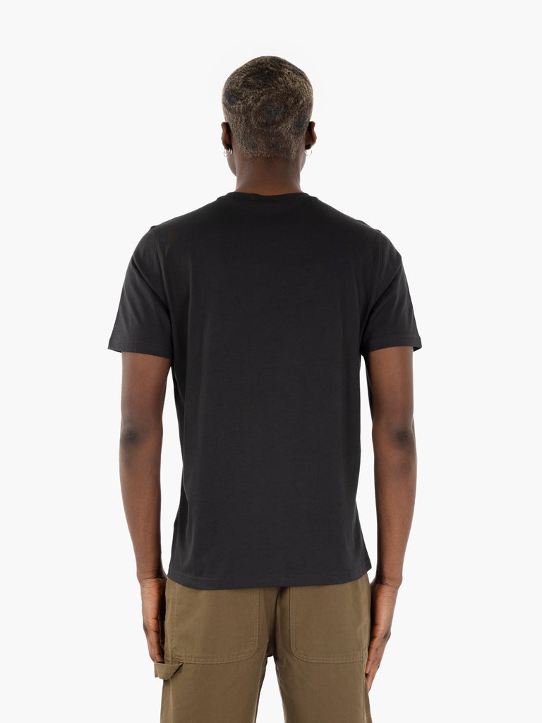 K-WAY - T-shirt Sigur jersey con tasca logata black pure