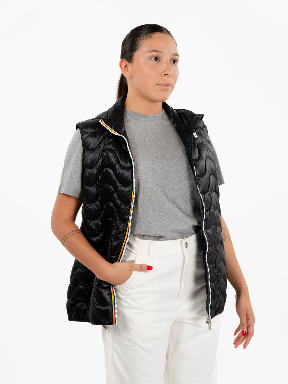 Viole Quilted warm black pure