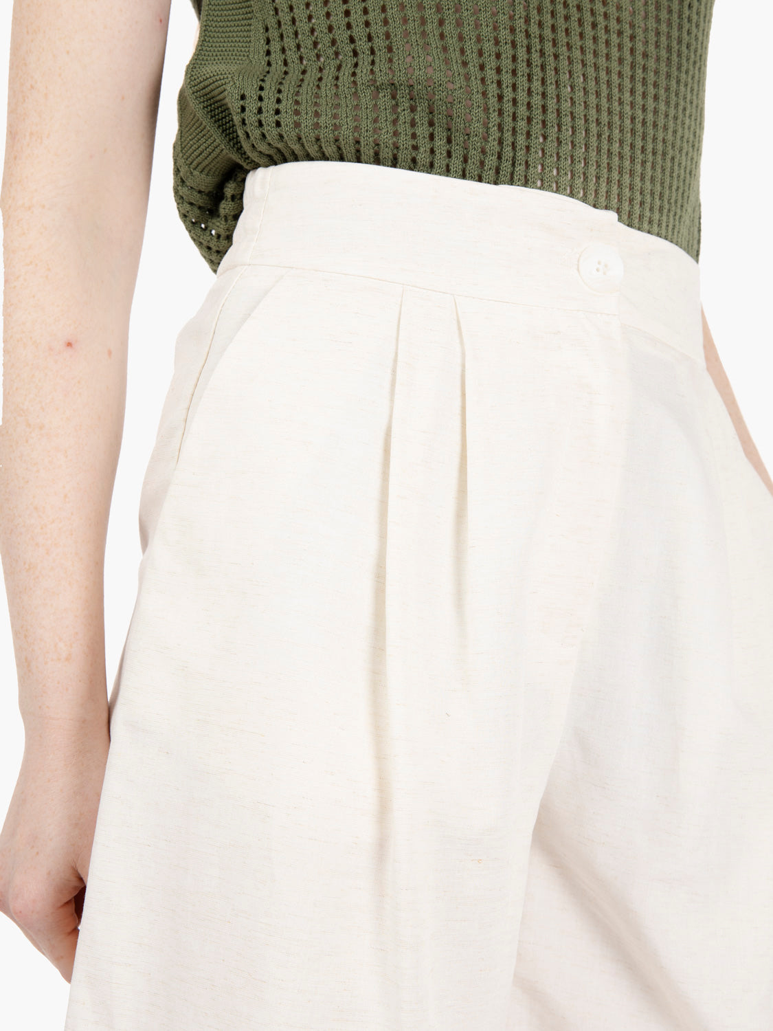 Bermuda ampi beige