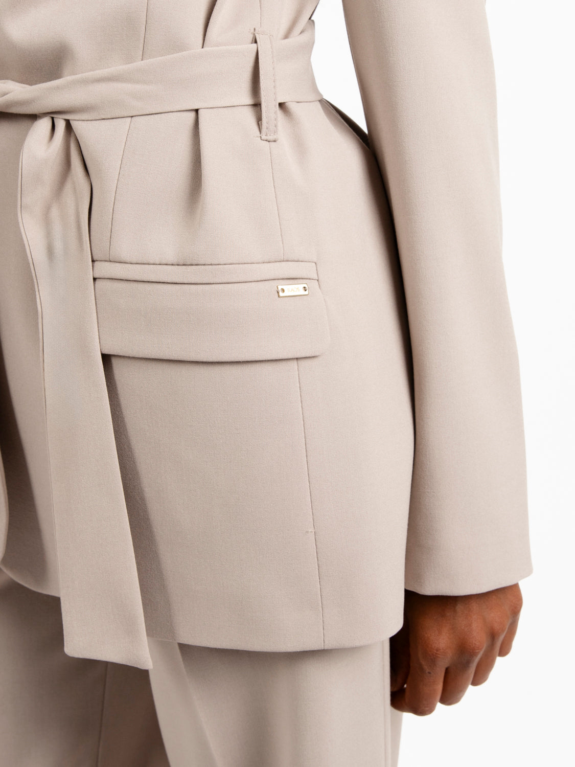 Blazer con fusciacca kasha