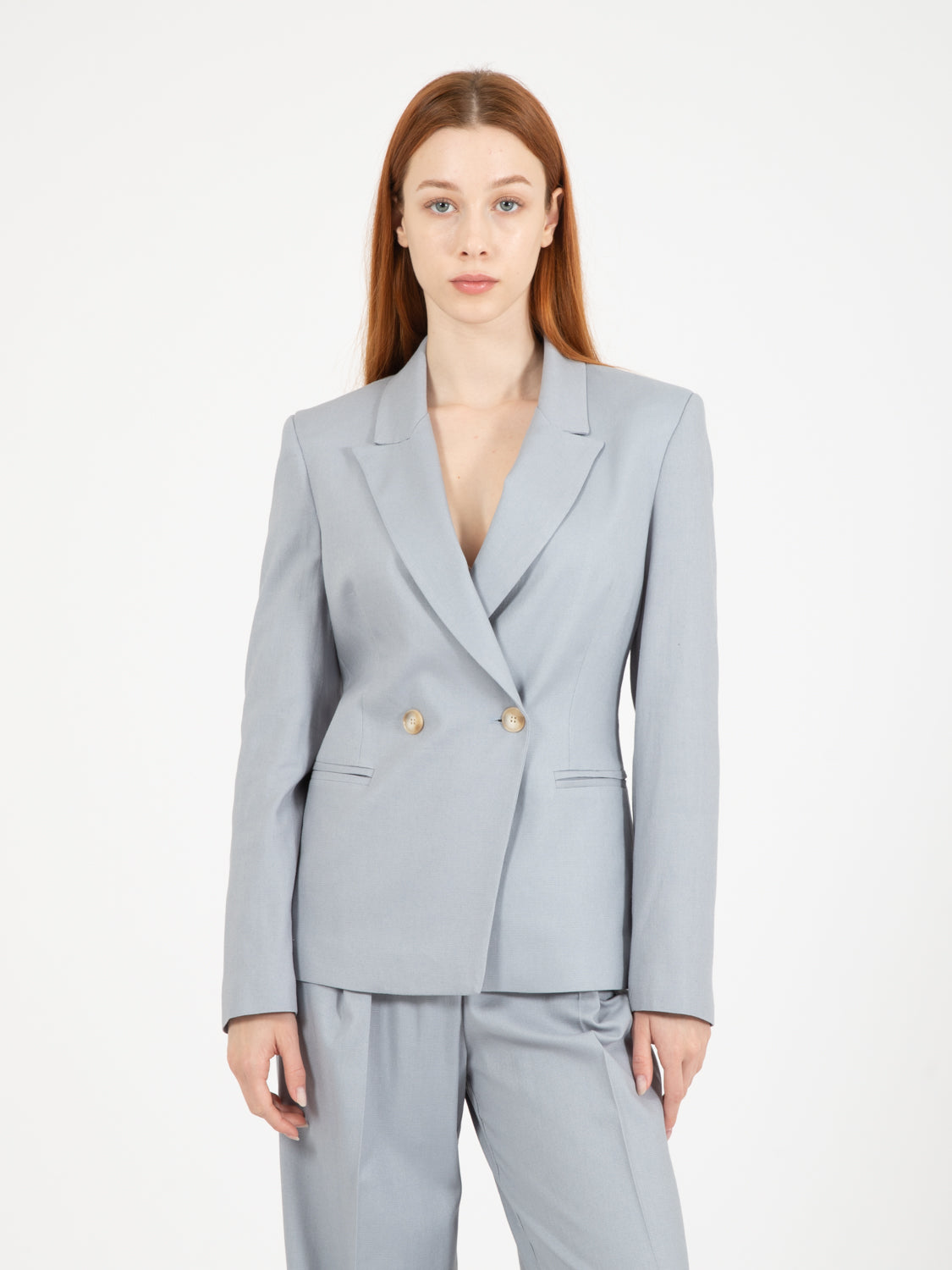 Blazer doppiopetto polvere