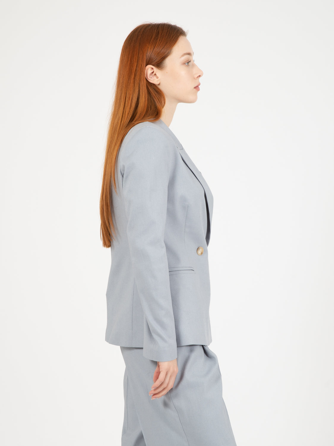 Blazer doppiopetto polvere
