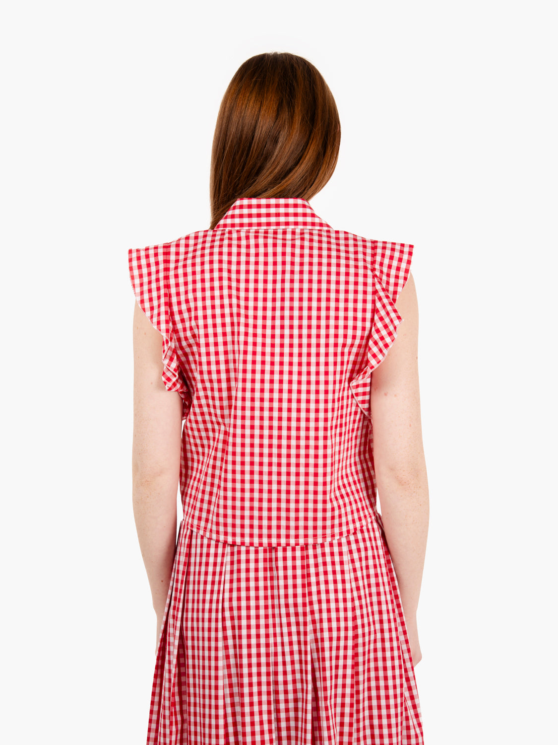 Camicia a quadri rossa