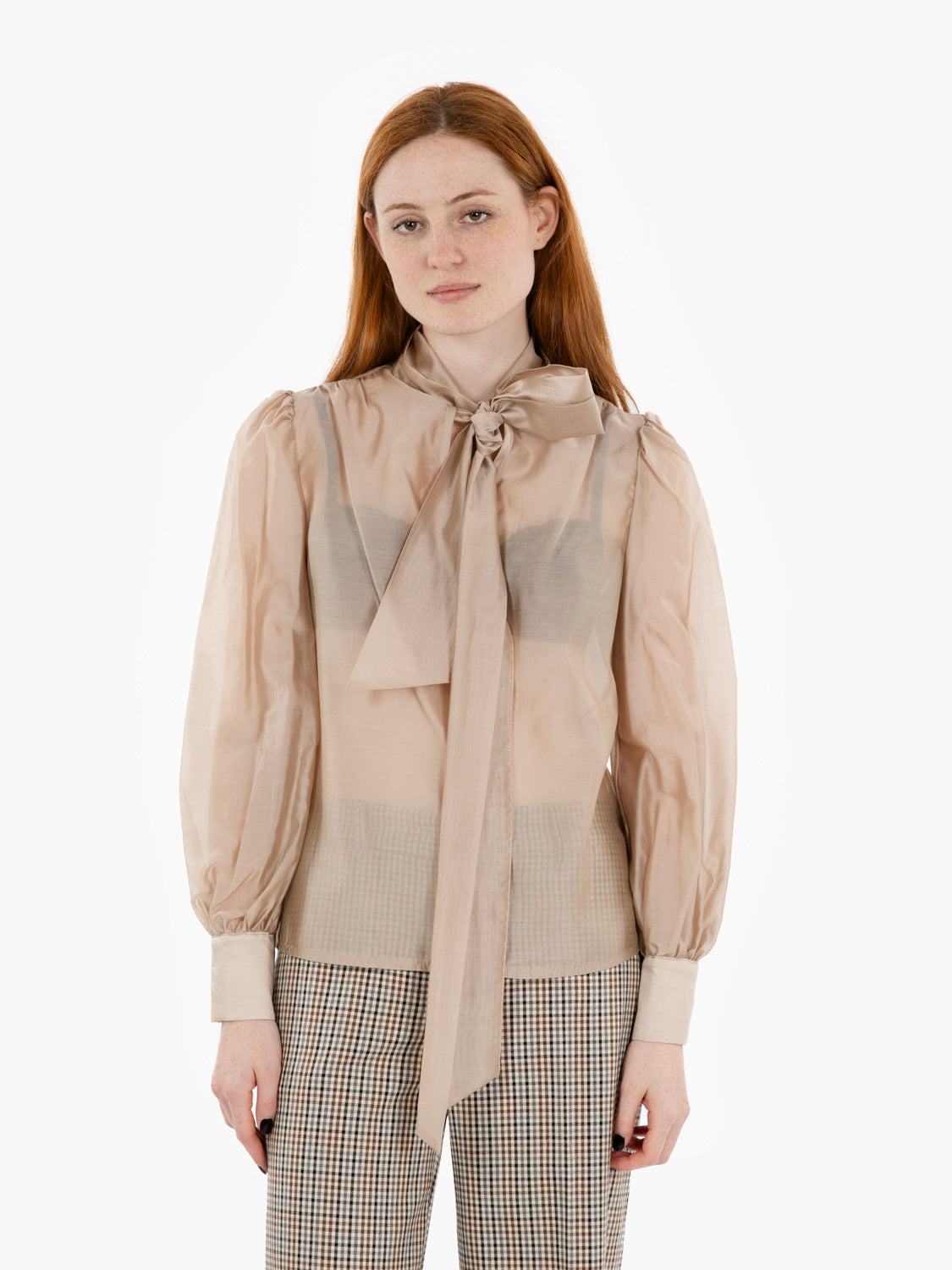 Chalk muslin shirt