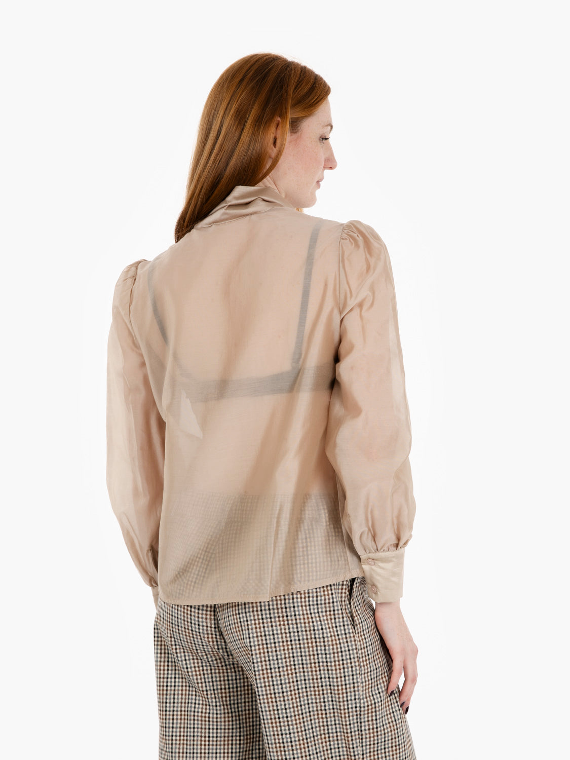 Chalk muslin shirt