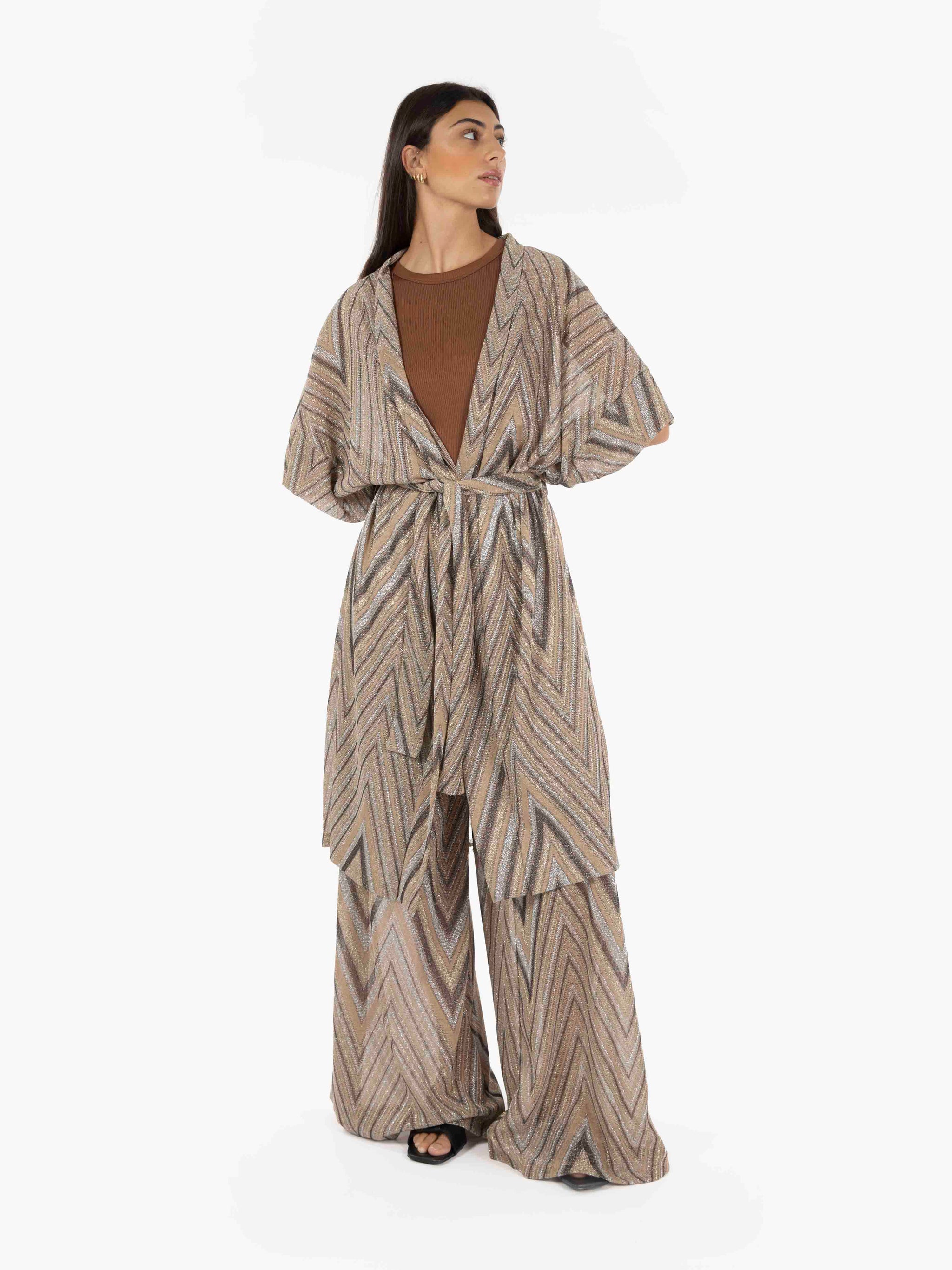 Kimono laminato oro