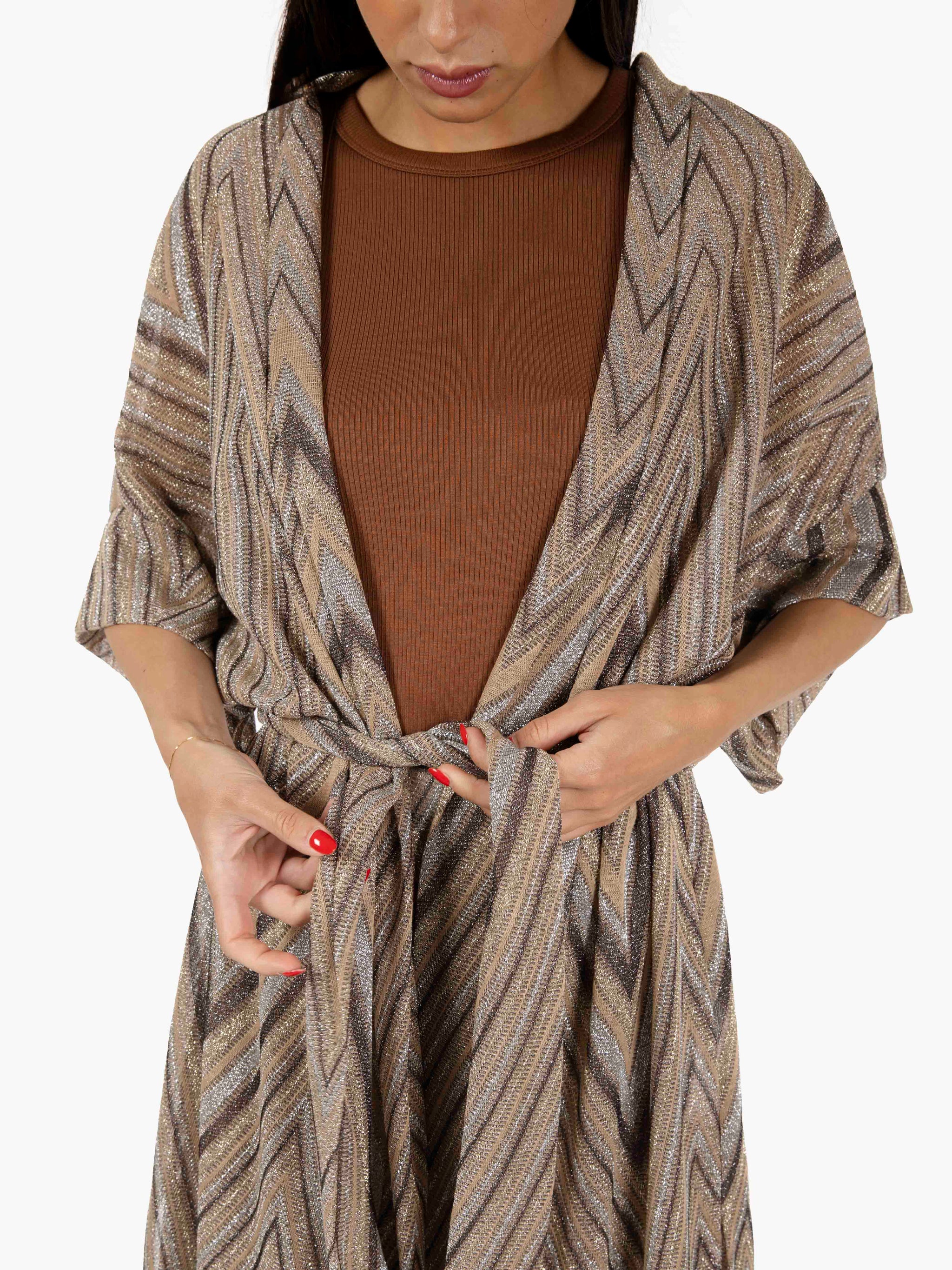Kimono laminato oro