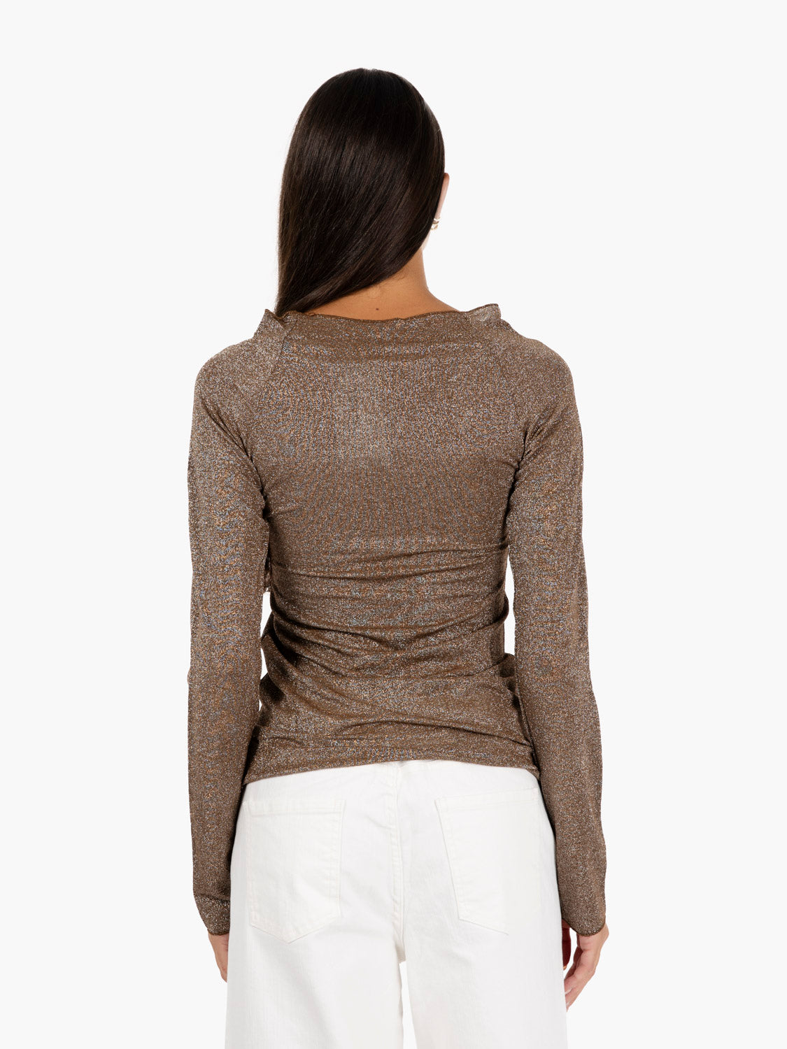 Maglia in lurex moro