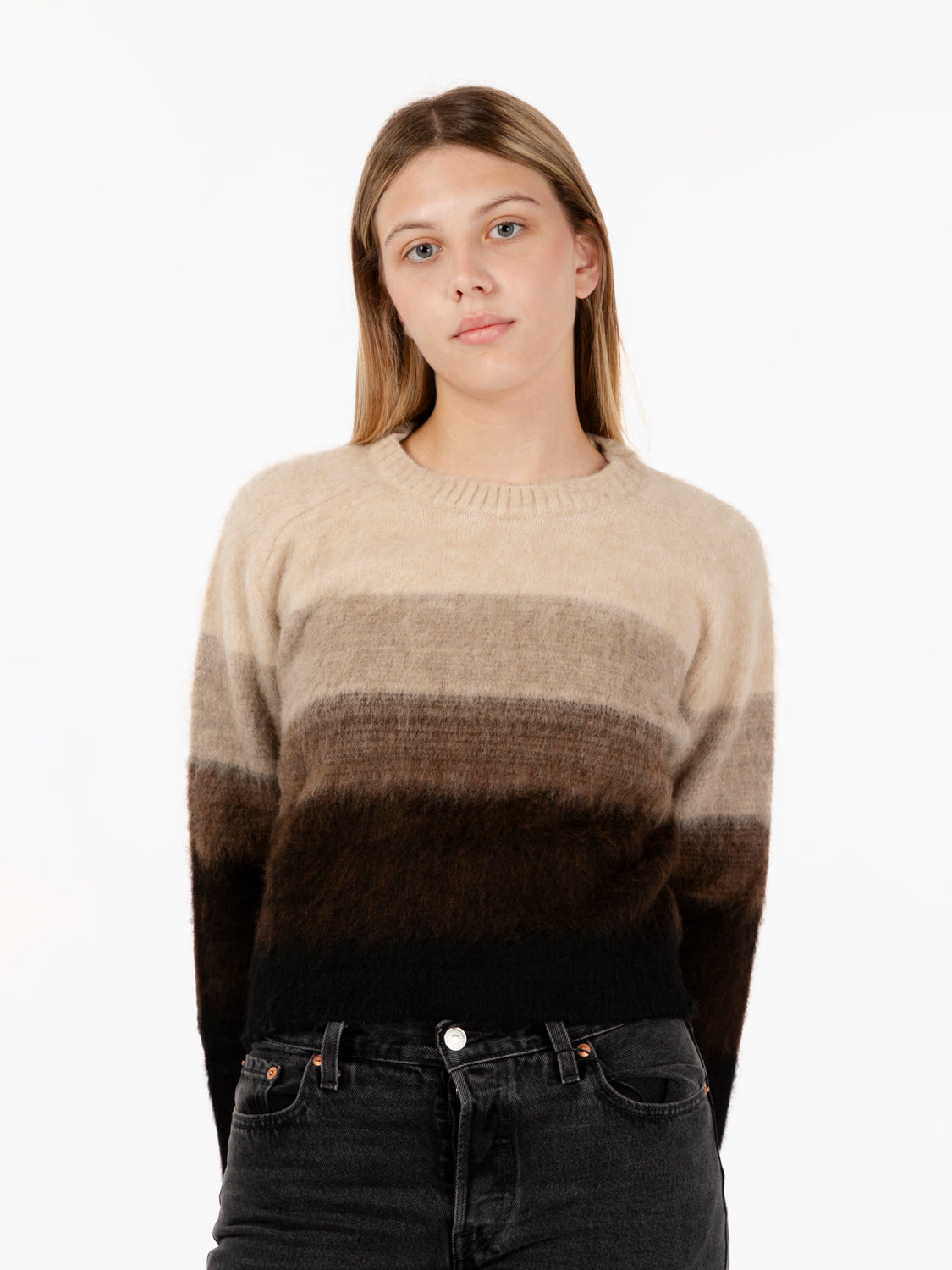 Dark brown degrade sweater