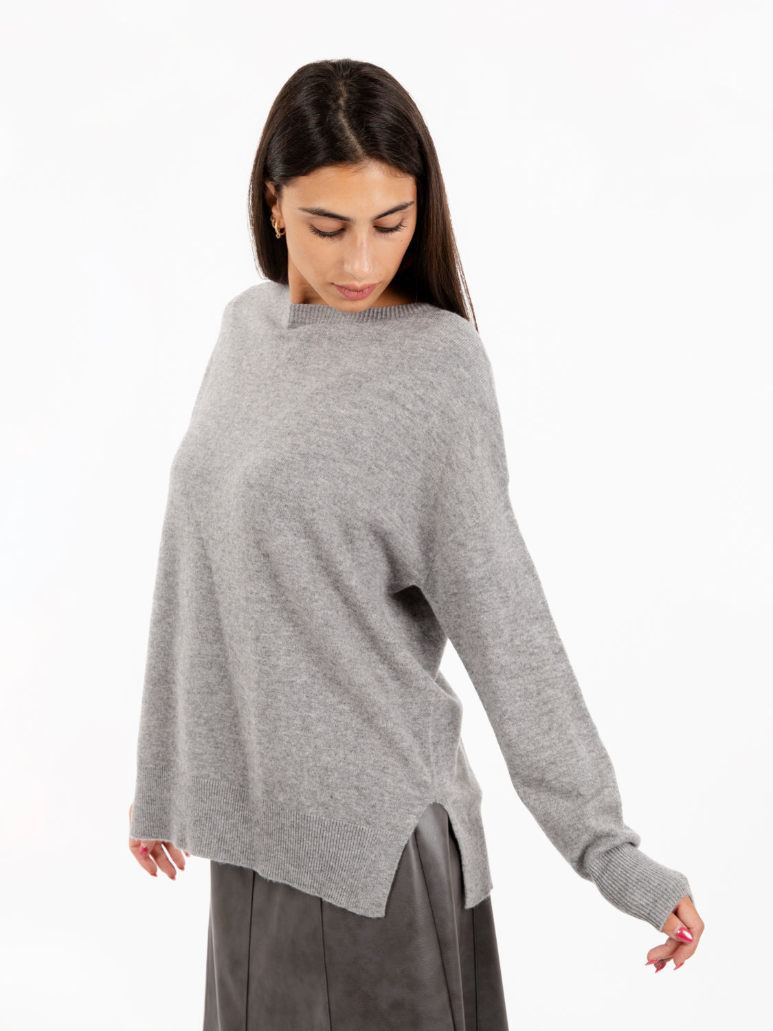 Light grey wool sweater