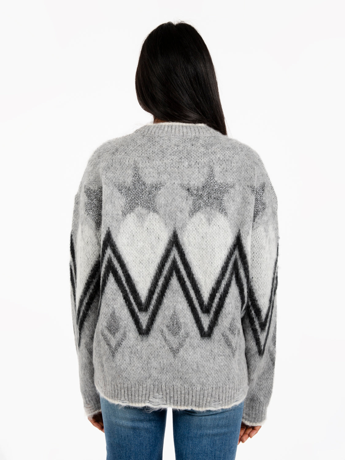 Oversized grey sweater