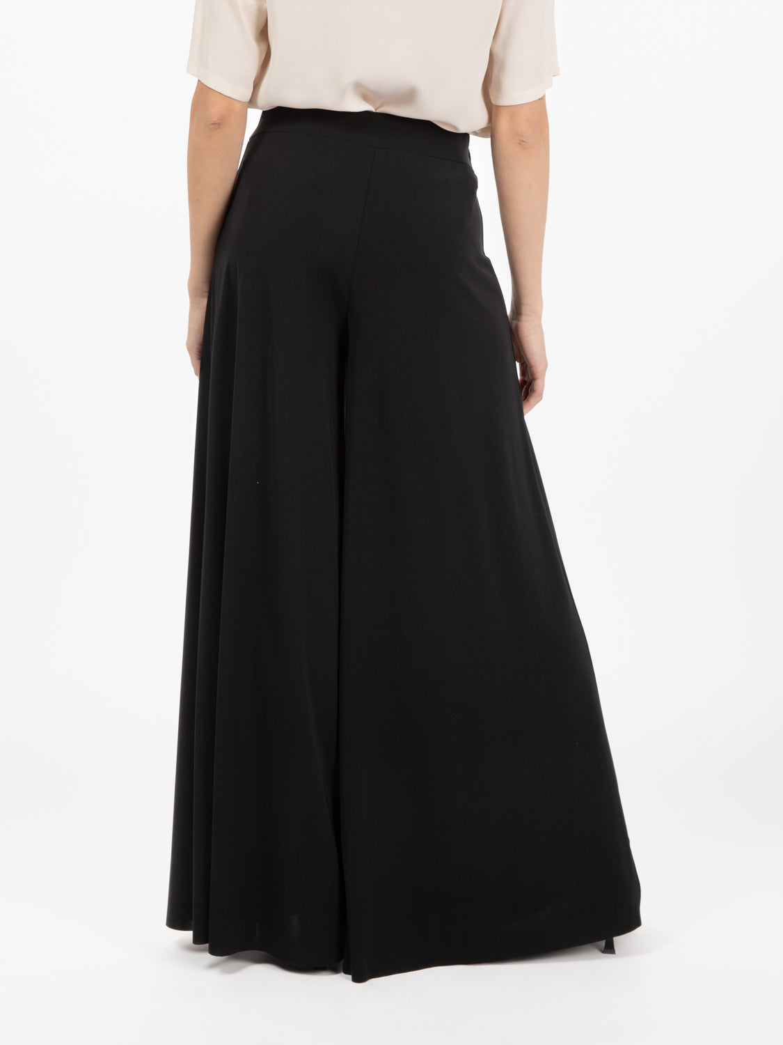 Black soft trousers