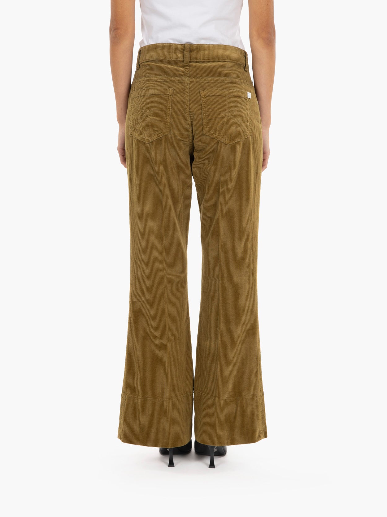 Oil velvet trumpet trousers