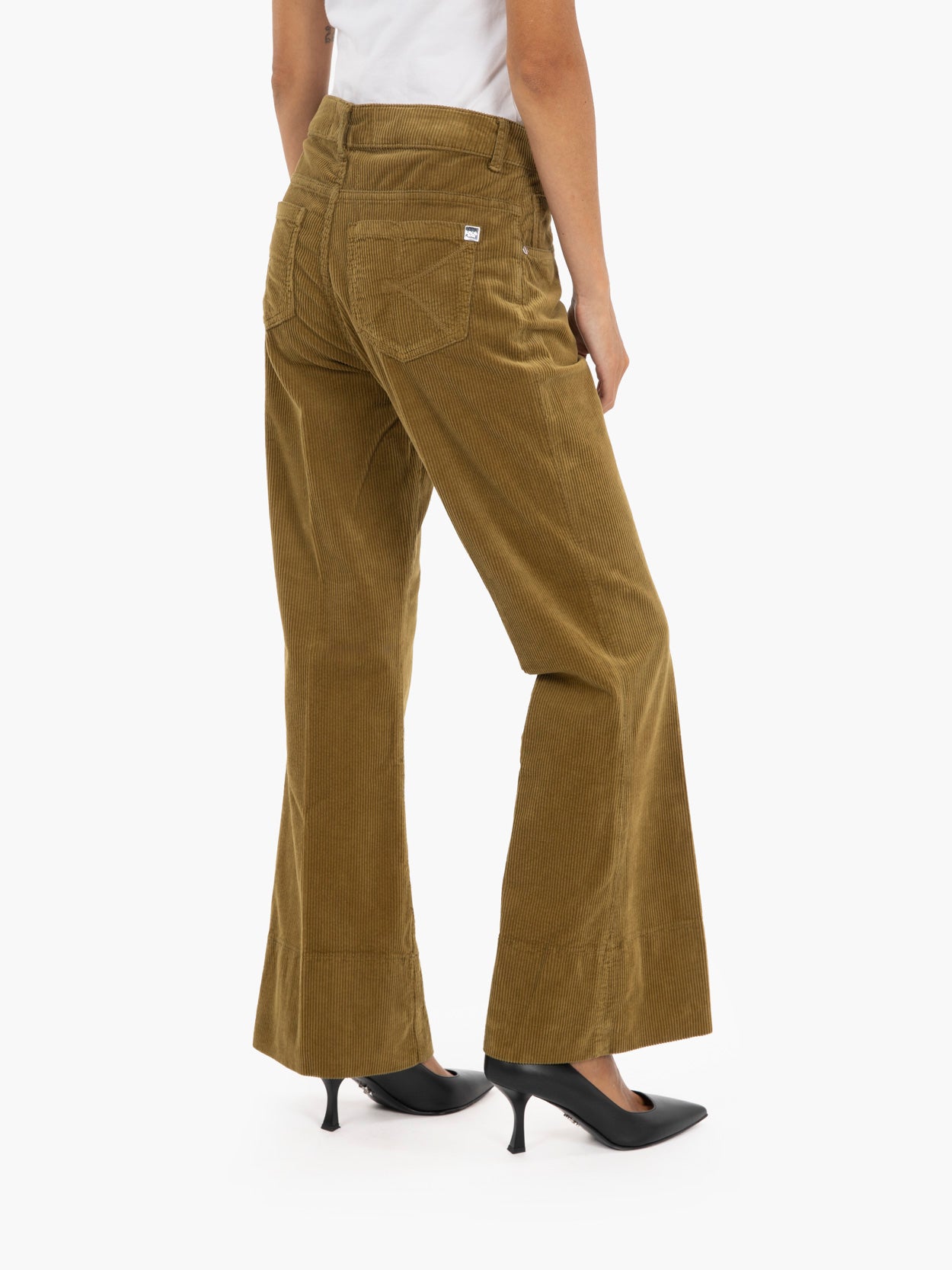 Oil velvet trumpet trousers
