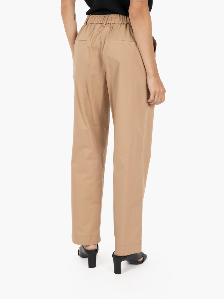 KAOS - Pantaloni in cotone cammello