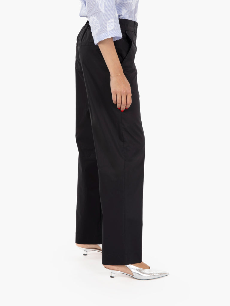 KAOS - Pantaloni in cotone neri