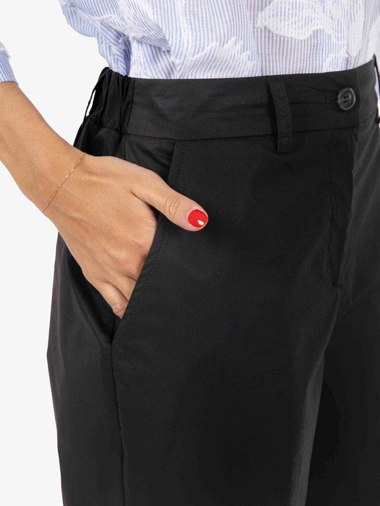 KAOS - Pantaloni in cotone neri