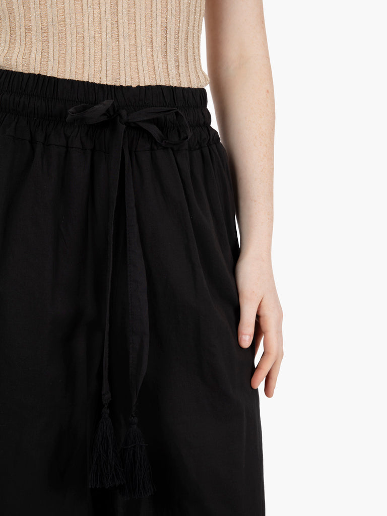 KAOS - Pantaloni in cotone nero