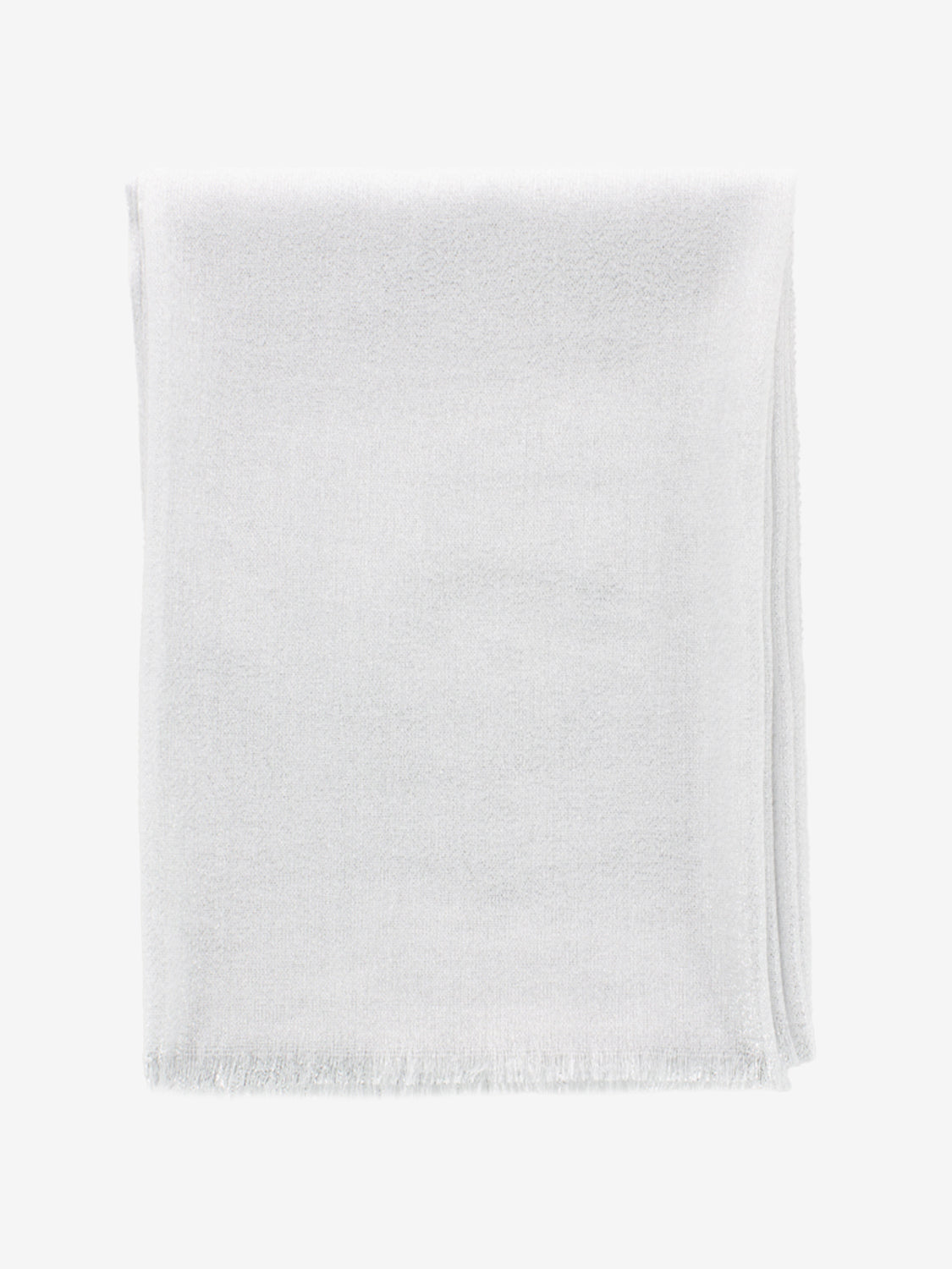 Pashmina con filo lurex argento