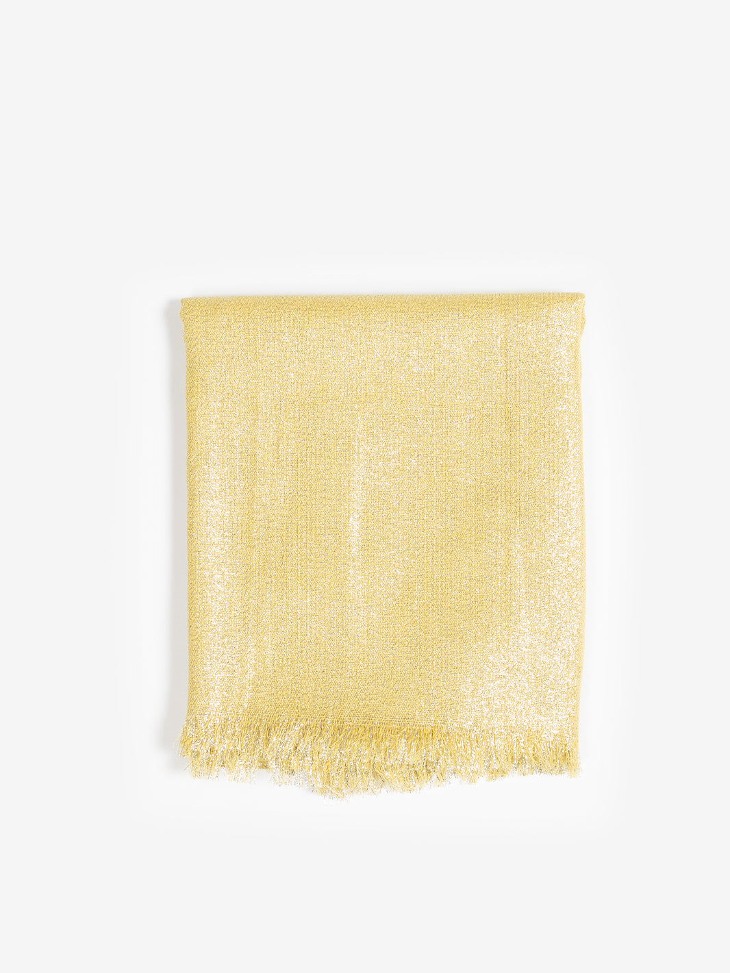 Yellow Glitter Pashmina